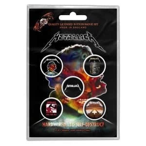 Metallica - Hardwired to self-destruct Button Badge Pack