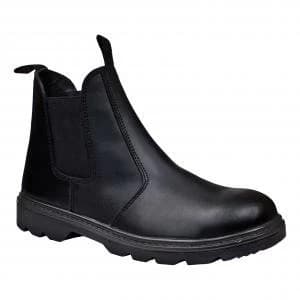 SuperTouch Size 10 Dealer boots Leather Pull On Design with Safety