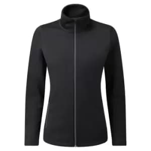 Premier Womens/Ladies Dyed Sweat Jacket (XL) (Black)