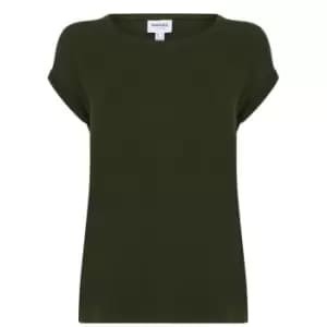 Vero Moda VM Ava Plain Shirt Sleeve T-Shirt Womens - Green