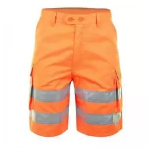 Beeswift Orange Hi Visibility SHORTS 32 RSS32