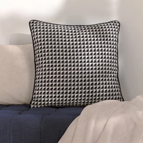 Marttel Cushion Black / 45 x 45cm / Polyester Filled