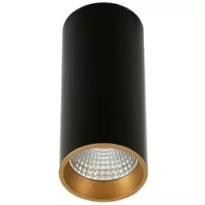 Netlighting Modern Technical LED Surface Mounted Black, Gold, Warm White 3000K 8