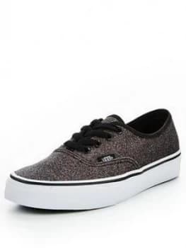 Vans Authentic Glitter Black Size 3 Women