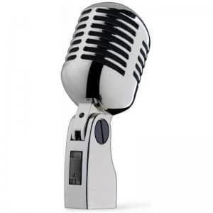 Stagg 50s Style Dynamic Stand Mounted Microphone