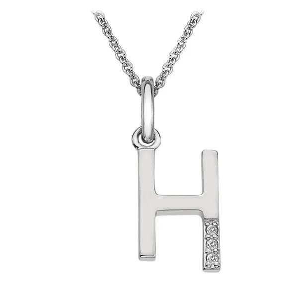 Hot Diamonds H Micro Pendant DP408
