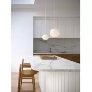 Nordlux Navone Globe Pendant Ceiling Light White E27
