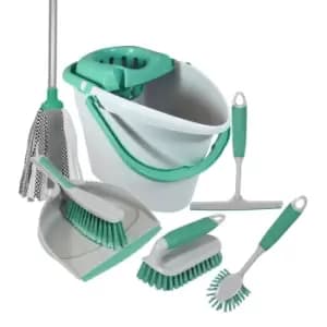 Charles Bentley 'Brights' Cleaning Set - 7 Piece - Mint Green