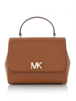 Michael Kors Mott medium satchel bag Tan