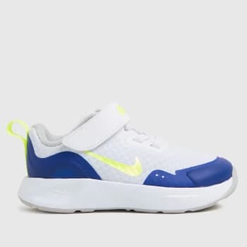 Nike White & Blue Wearallday Trainers Toddler