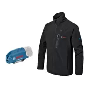 Bosch GHJ 12+18V Heated Jacket Black 2XL