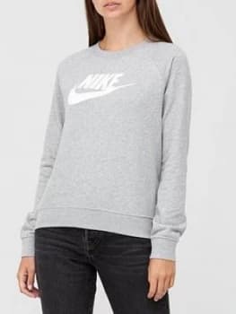 Nike Nsw Essential Sweatshirt - Dark Grey Heather
