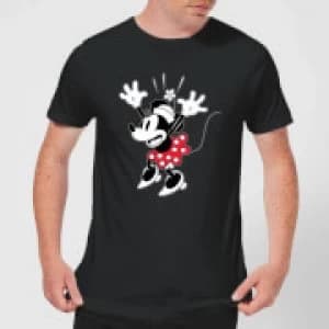 Disney Minnie Mouse Surprise Mens T-Shirt - Black