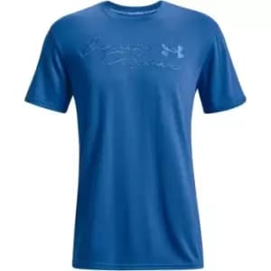 Under Armour Original Performance T Shirt Mens - Blue