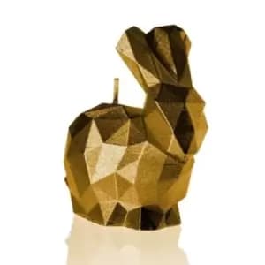 Small Rabbit Candle – Gold