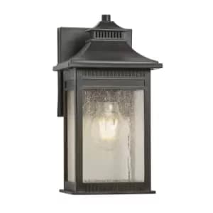 Livingston 1 Light Small Coastal Wall Lantern - Imperial Bronze Finish, E27