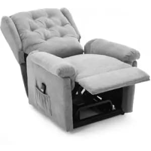 Barnsley fabric rise recliner grey