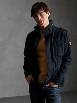 Superdry Classic Rookie Jacket, Navy, Size 2XL, Men