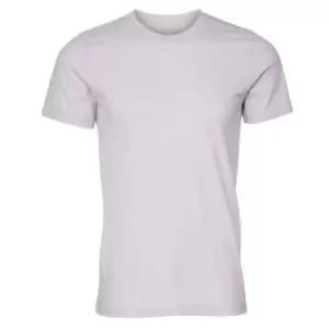 Canvas Unisex Jersey Crew Neck T-Shirt / Mens Short Sleeve T-Shirt (2XL) (Lavender Dust)