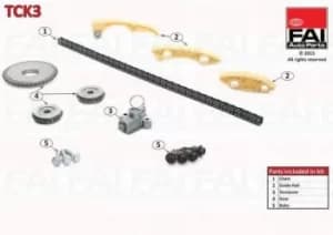 Timing Chain Kit FAI TCK3
