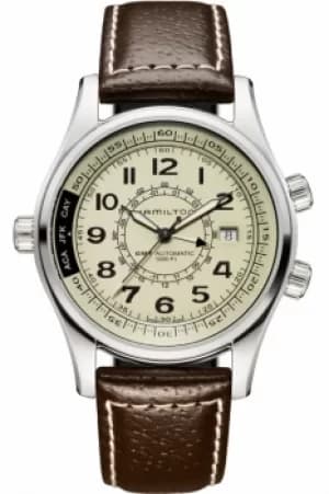 Mens Hamilton Khaki UTC Automatic Watch H77525553
