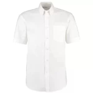 KK109 Mens 17.5IN Short Sleeve White Oxford Shirt