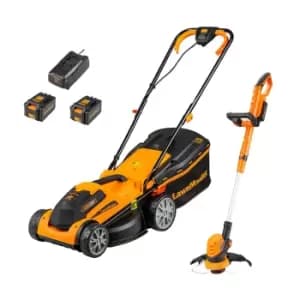 LawnMaster MFGT COMBO 34cm 24V Cordless Grass Trimmer and Lawnmower