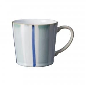 Denby Blue Stripe Painted Large Mug