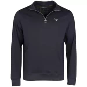 Barbour Mens Rothley Half Zip Jumper Navy XL