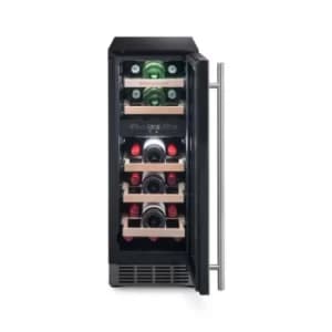 Rangemaster RWC3018SS/ 30cm 18 Bottle Wine Cabinet, Stainless Steel