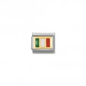 Nomination Composable Classic Europe Flag Gold Ireland Link 030234/10