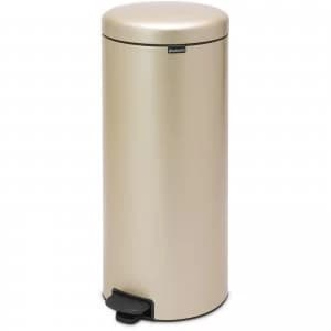 Brabantia New Icon 30 Litre Pedal Bin - Champagne