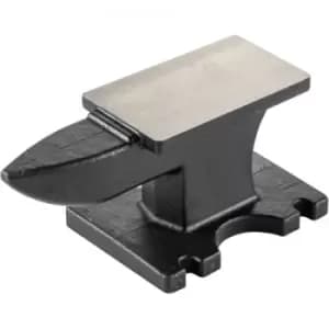 VEVOR Cast Iron Anvil, 25 Lbs(11kg) Single Horn Anvil with 6.8 x 3.5" Countertop and Stable Base, High Hardness Rugged Round Horn Anvil Blacksmith, fo