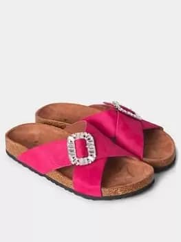Joe Browns Daydream Island Buckle Sandals Hot Pink, Size 5, Women