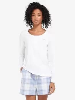 Barbour Etta Check Short Pyjama Set - Blue Size L, Women