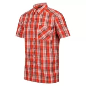 Regatta Mindano VII Short Sleeve Shirt - RustyOranChk