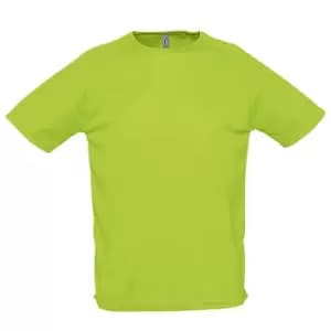 SOLS Mens Sporty Short Sleeve Performance T-Shirt (XXL) (Apple Green)