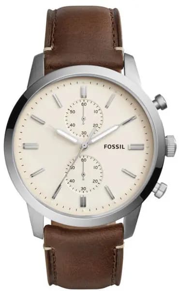 Fossil Watch Townsman Mens D - Cream FS-138