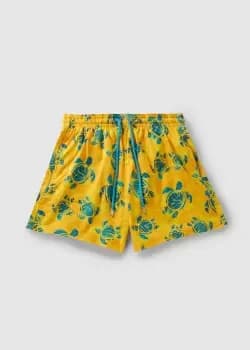 Vilebrequin Mens Moorise Swim Shorts In Yellow