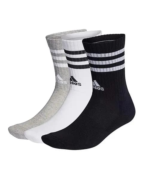 Adidas adidas 3 Stripes Crew 3 Pack Socks Multi Male 11-12/5 DI09704