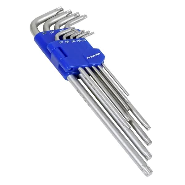 Genuine SEALEY AK7148 TRX-Star* Key Set 9pc Extra-Long