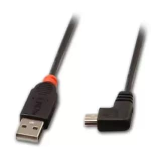 Lindy USB2.0 A/Mini-B 90 Degree 2m