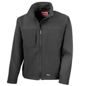 Result Mens Softshell Premium 3 Layer Performance Jacket (Waterproof, Windproof & Breathable) (4XL) (Black)