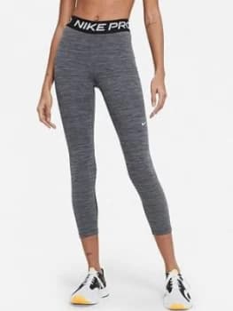 Nike Pro Training 365 Crop Leggings - Grey