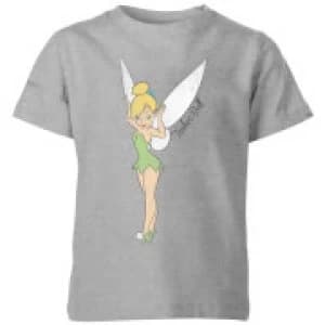 Disney Tinker Bell Classic Kids T-Shirt - Grey - 11-12 Years