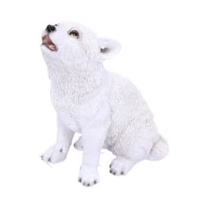 Winters Cry Howling Wolf Pup Ornament