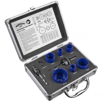 Worksafe WSEHSK Hole Saw Kit - Electricians