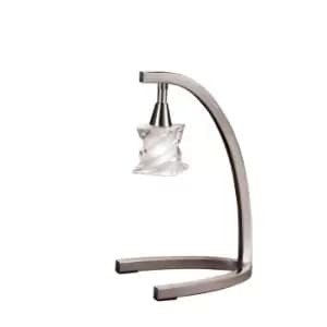 Salomon Table Lamp 1 Light G9, Satin Nickel