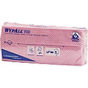 WYPALL Cleaning Cloths Red 24.5 x 41.6cm 50 Pieces