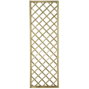 Forest Hidcote Framed Wooden Lattice Trellis - 0.6x1.8m